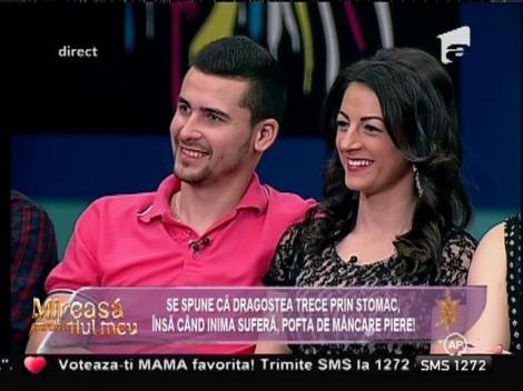 Valentina a reuzat să mănânce din alimentele altor concurenți!