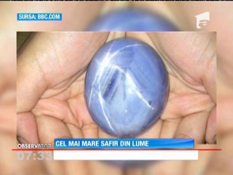 Cel mai mare safir din lume, descoperit într-o mină Sri Lanka