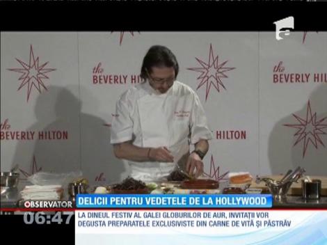 Delicii pentru vedetele care vor participa la Globurile de Aur