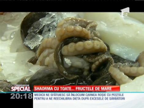 SPECIAL! Shaorma cu fructe de mare