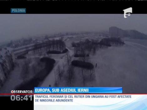 Iarna a pus stăpânire pe mai multe ţări din Europa. Cel puţin 21 de oameni au murit din cauza gerului