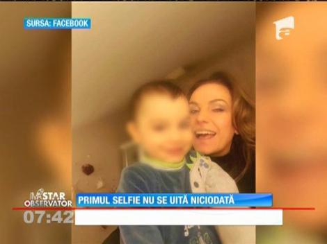 Anna Lesko a postat primul selfie cu fiul său