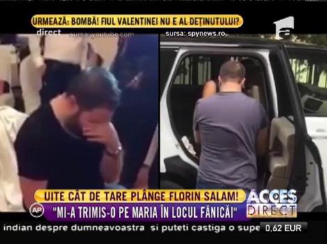 Florin Salam, filmat în timp ce plângea în faţa tuturor!