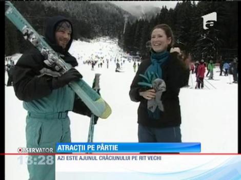 Moldovenii, rușii și ucrainienii petrec la munte Crăciunul pe rit vechi