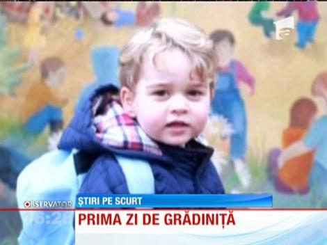 Prima zi de grădiniţă pentru prinţul George