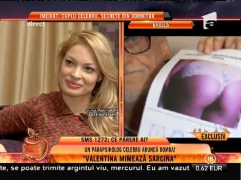 Parapsihologul Lucian Iordănescu: ”Valentina Pelinel mimează sarcina!”