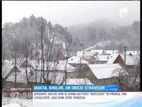 Udatul Ionilor, un obicei străvechi în Sibiu