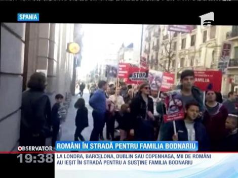 Mii de români din străinătate, în stradă pentru familia Bodnariu