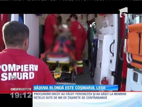 Văduva blondă de 21 de ani, coşmarul legii