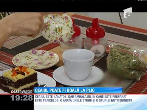 Ceaiul e sănătos, dar ambalajul este cancerigen