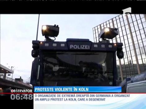 Proteste violente în Koln