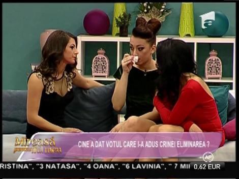 Un singur vot a condamnat-o pe Crina la eliminare!