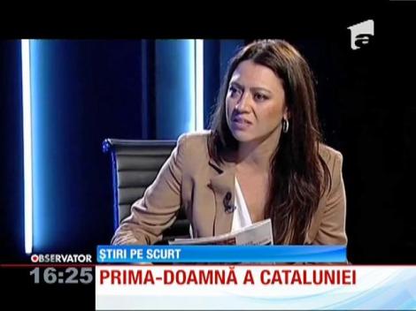Prima-doamnă a Cataluniei, o româncă