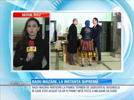 Radu Mazăre participă la primul termen de judecată al dosarului în care este acuzat că ar fi primit mită