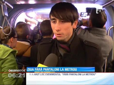 "Ziua fără pantaloni la metrou", un eveniment care are loc în 60 de ţări din toată lumea