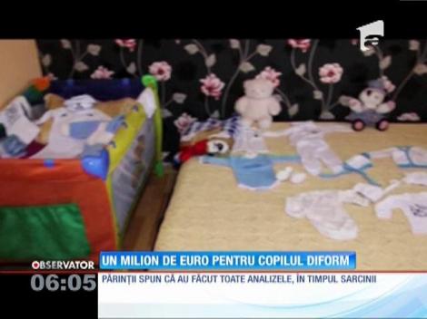 Un milion de euro pentru copilul născut cu malformaţii