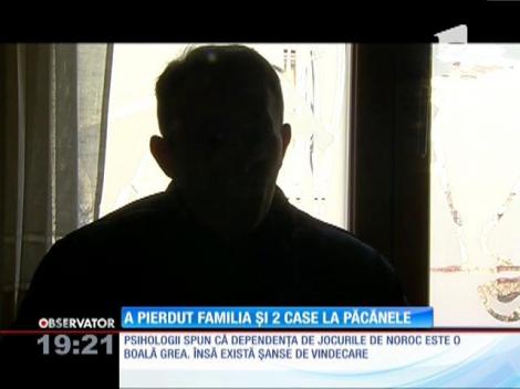 Andrei și-a pierdut la păcănele familia și două case