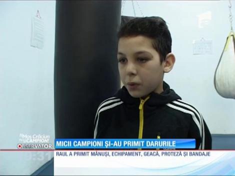 Fii Moş Crăciun pentru un campion! Micii campioni și-au primit darurile