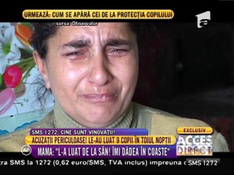 Acuzații periculoase! Cei de la Protecţia Copilului le-au luat 9 copii în toiul nopții