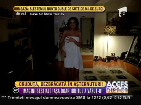 Daniela Crudu, dezbrăcată în așternuturi!