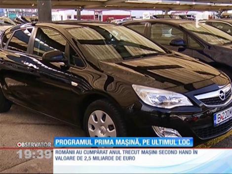 Programul ”Prima mașină”, pe ultimul loc