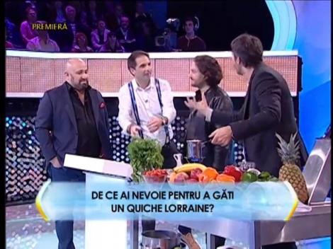 Rândul 1: "De ce ai nevoie pentru a găti un Quiche Lorraine"?