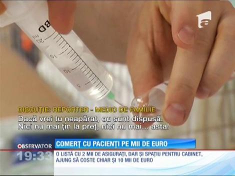 Medicii de familie vând listele cu pacienți cui oferă mai mult și fără acordul asiguraților!