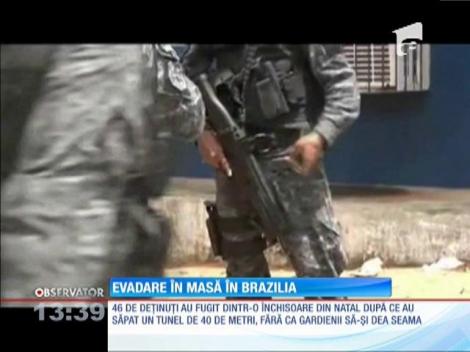 46 de deţinuţi brazilieni au evadat din penitenciar