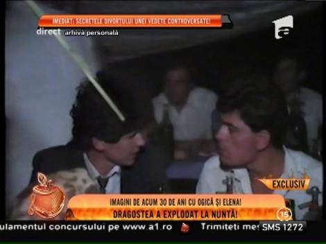 Dragostea a explodat la o nuntă! Imagini cu Ogică şi mama Mădălinei, din urmă cu 30 de ani