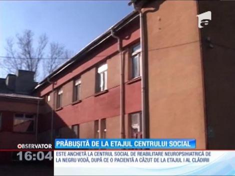 O pacientă a căzut în gol de la etaj, din Centrul de Reabilitare Neuropsihiatrică de la Negru Vodă