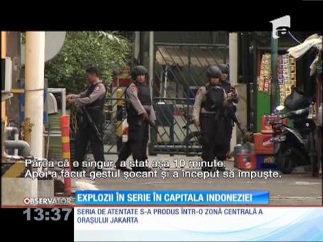 Explozii în serie în capitala Indoneziei