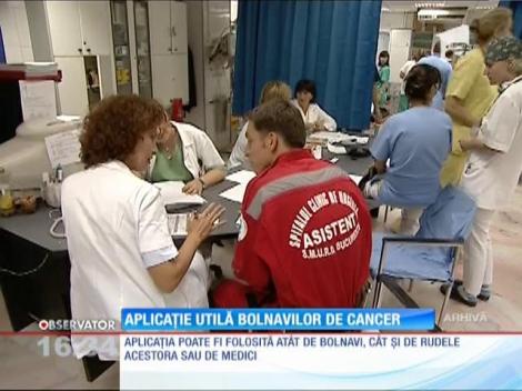 Aplicație utilă pentru bolnavii de cancer