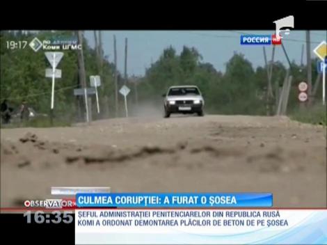 Oficial rus, acuzat că a furat un drum de 50 de kilometri!