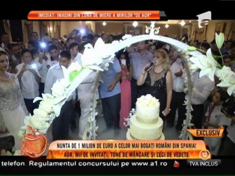Nunta de un milion de euro a celor mai bogaţi români din Spania!