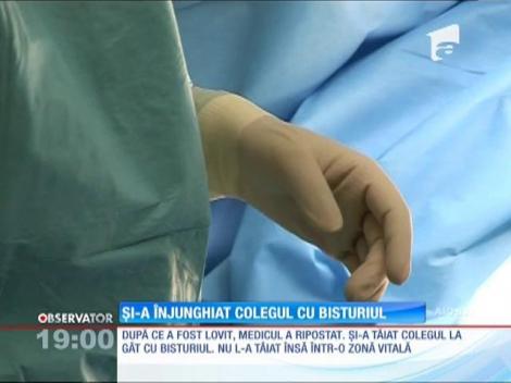 Un chirurg din Vâlcea şi-a înjunghiat un coleg, chiar în sala de operaţii