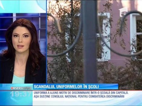 Uniforma a ajuns motiv de discriminare într-o şcoală din Capitală