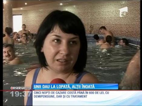 Staţiunea Băile Felix a fost luată cu asalt în plină iarnă