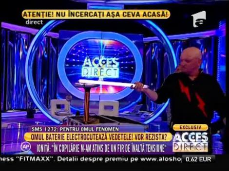 Biba Struia, omul electric, prieten cu 200 mii de volţi