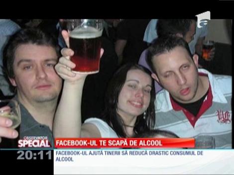 Special! Facebook-ul te scapă de alcool