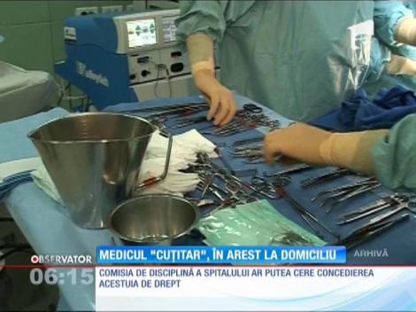 Constantin Ploscaru, chirurgul din Vâlcea care şi-a înjunghiat un coleg, în arest la domiciliu