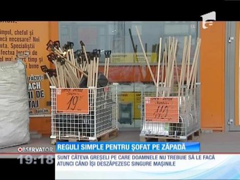 Reguli simple pentru şofat pe zăpadă, de la unul dintre cei mai buni piloţi ai României