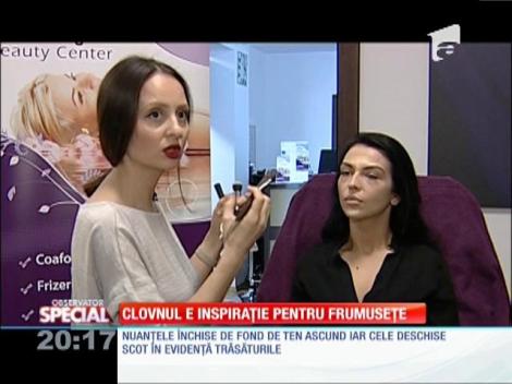 Special! Clown Contouring, o nouă tehnică în ce privesşte sculptarea feţei prin machiaj