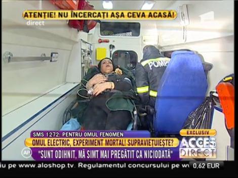 Cornelia Catanga, în drum spre spital, după experimentul lui Biba Struja, omul electric! Ce s-a întâmplat cu aceasta