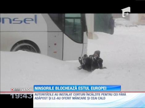 Ninsorile blochează estul Europei