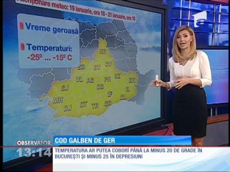A fost foarte frig şi va fi şi mai frig. Meteorologii au dat o nouă avertizare