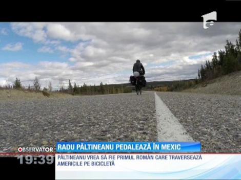 Radu Păltineanu, românul care traversează Americile pe bicicletă, a ajuns în Mexic