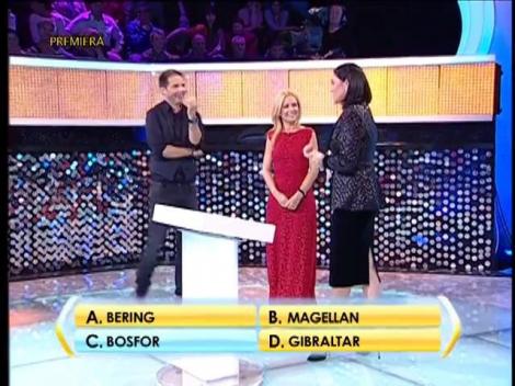 Rândul 4: "Ce strâmtoare desparte Europa de Asia"?