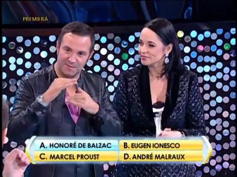 Rândul 1: "Cine este autorul seriei de romane unite sub titlul Comedia umană"?