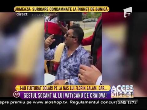 Vatycanu i-a fluturat dolarii pe la nasul lui Florin Salam şi apoi i-a bagat în buzunar!