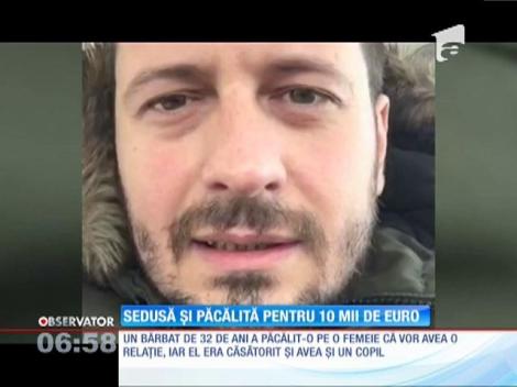 O tânără, inginer chimist, a fost sedusă şi păcălită pentru 10 mii de euro de un Don Juan cu lipici la femei!